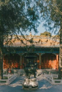 古雅中式建筑庭院景致