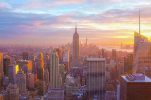 纽约城市天际线壮丽景观