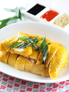 泰式 海南鸡  葱油鸡