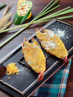 蒜茸牛油焗大虾