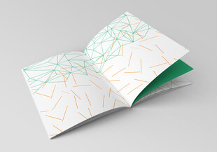 画册内页设计排版样机智能贴图