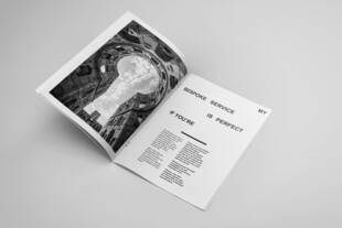 黑白画册内页展示智能贴图素材样