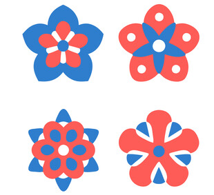 中国风花纹