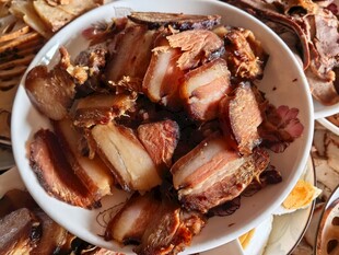 美味切片腊肉