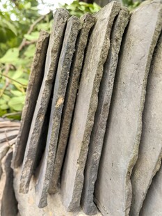 纹理独特的层叠岩石