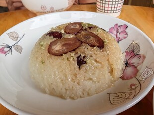 腊肠红枣糯米饭