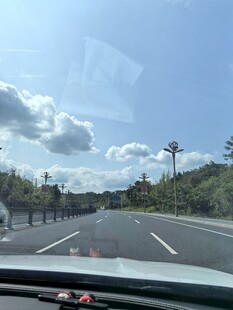 公路行车视角风景