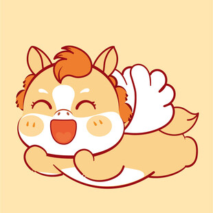 飞翔的萌态小马