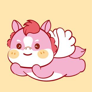 可爱飞天小马萌兽