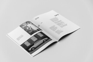 书籍画册内页版式设计样机