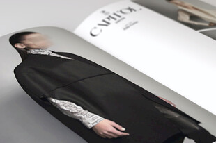 时尚杂志展示样机素材贴图