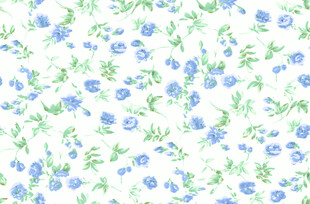 蓝绿花卉图案背景