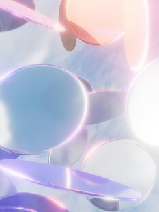 梦幻炫彩抽象光影画面