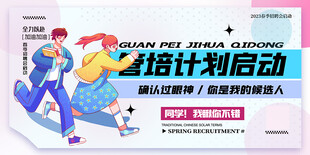 招聘展板
