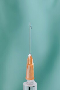 医用注射器特写