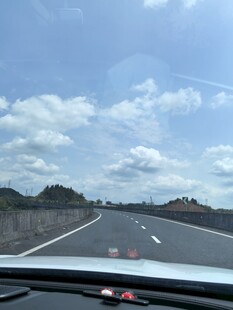 公路行车视角风景