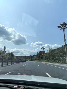公路行车视角风景