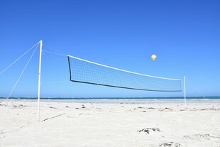 沙滩排球场景