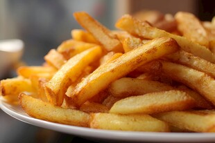 美味金黄薯条一盘