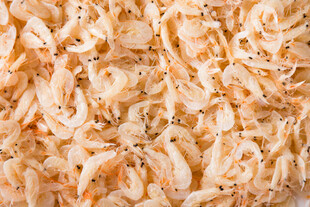 美味虾米干货特写