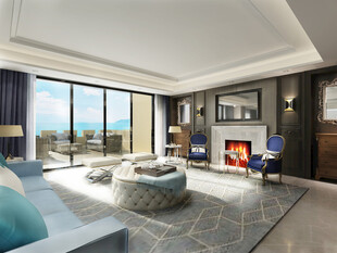 现代豪华客厅室内设计