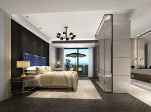 现代简约风格豪华卧室