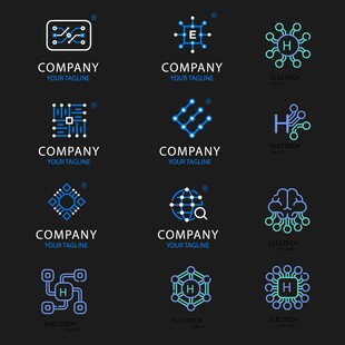科技感公司标志设计