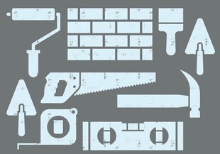 建筑施工工具集合