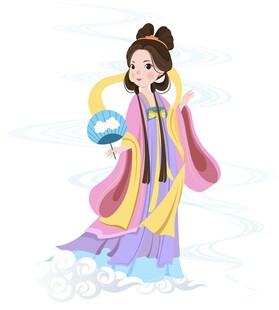 中秋嫦娥插画