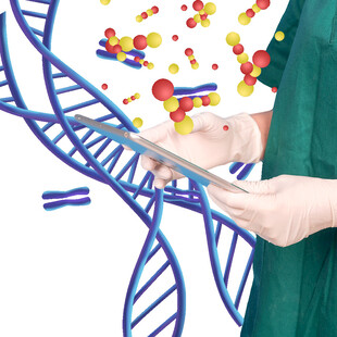 科研人员操作DNA相关实验