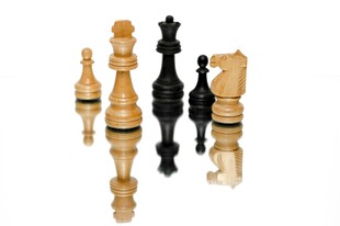 国际象棋棋子特写