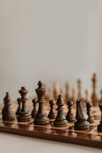 棋盘上的精致棋子