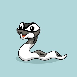 卡通可爱蛇形象