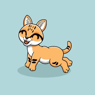 可爱小猫咪卡通形象
