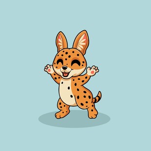 跳舞的小猎豹