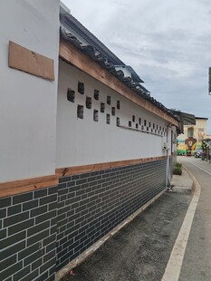 中式风格围墙建筑景观