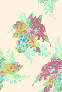 多彩花卉图案背景