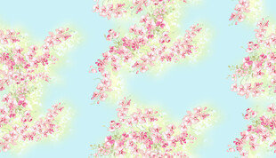 清新花卉图案背景