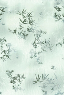 水墨竹叶纹理图案
