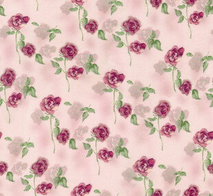 粉色花卉图案布料纹理