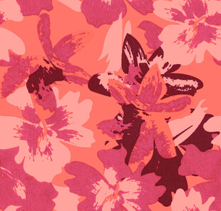 粉色花卉图案背景纹理