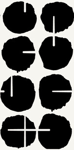 圆形图案中的线条组合