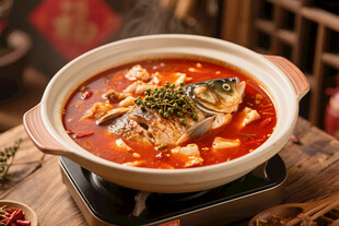 砂锅炖鱼