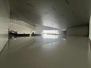 空旷现代室内空间场景