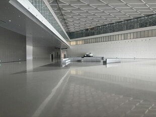 现代空旷室内空间场景