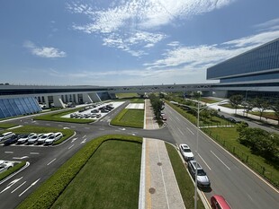 现代园区道路景观