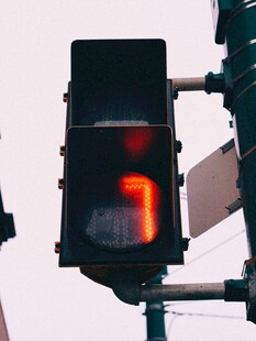 红灯倒计时信号灯