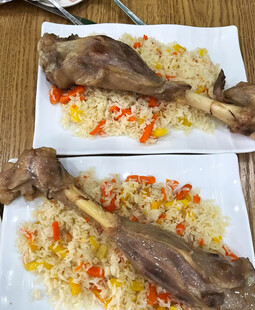 羊腿抓饭