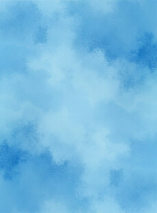 淡蓝色梦幻云朵背景图