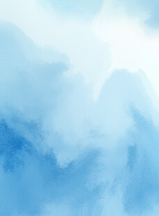 淡蓝色梦幻水彩背景图